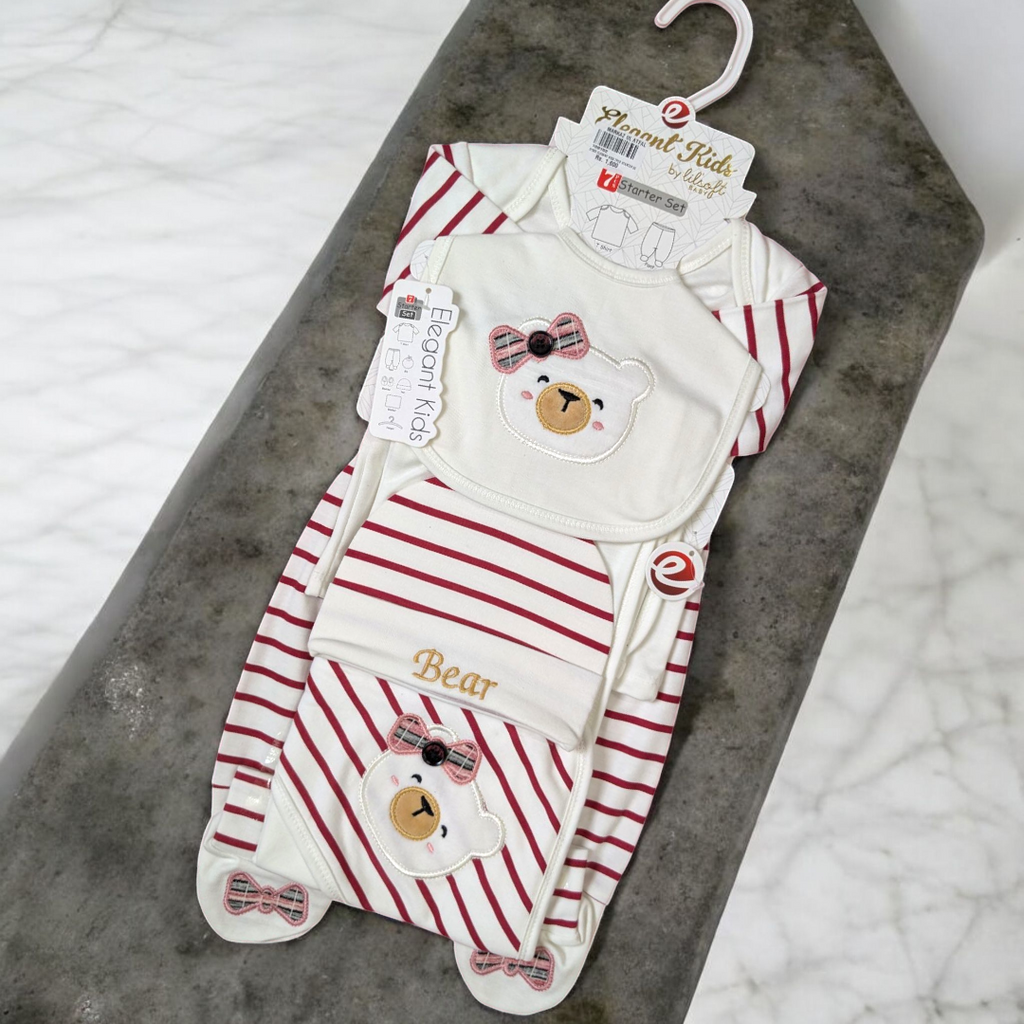 Elegant Kids 7 Pcs Starter Set (Red)