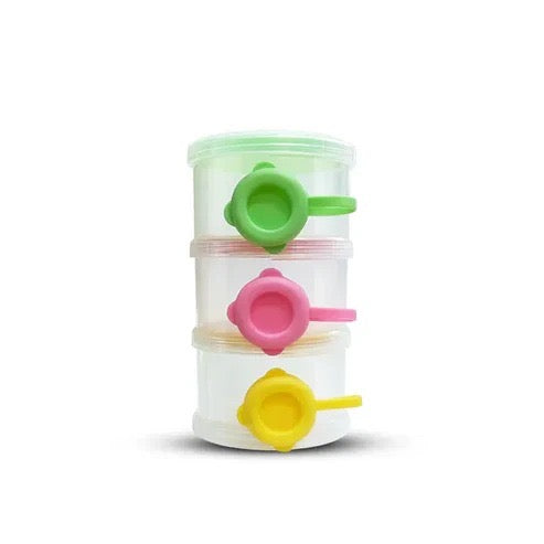 Colorful Stackable Leak-Proof Food Storage Containers – Set of 3