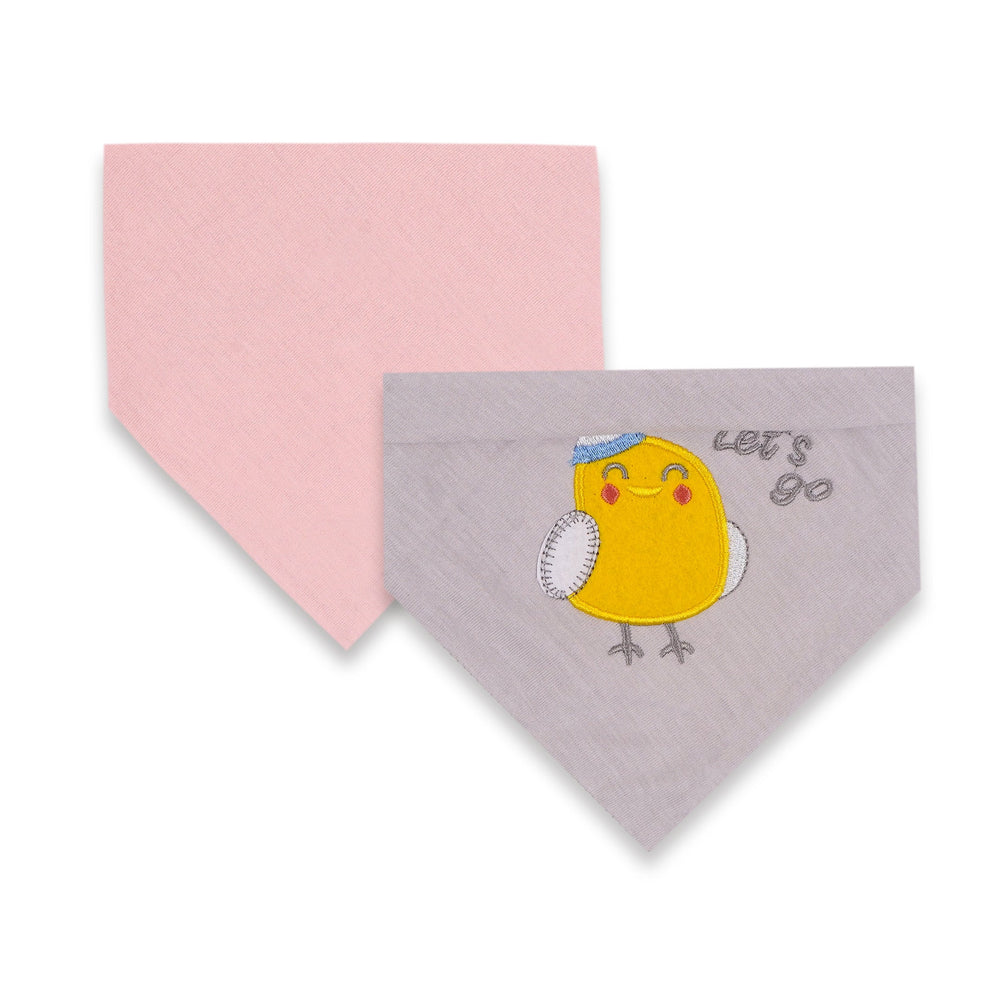 Pack Of 2 Baby Bandana Bib Printed Lets Go