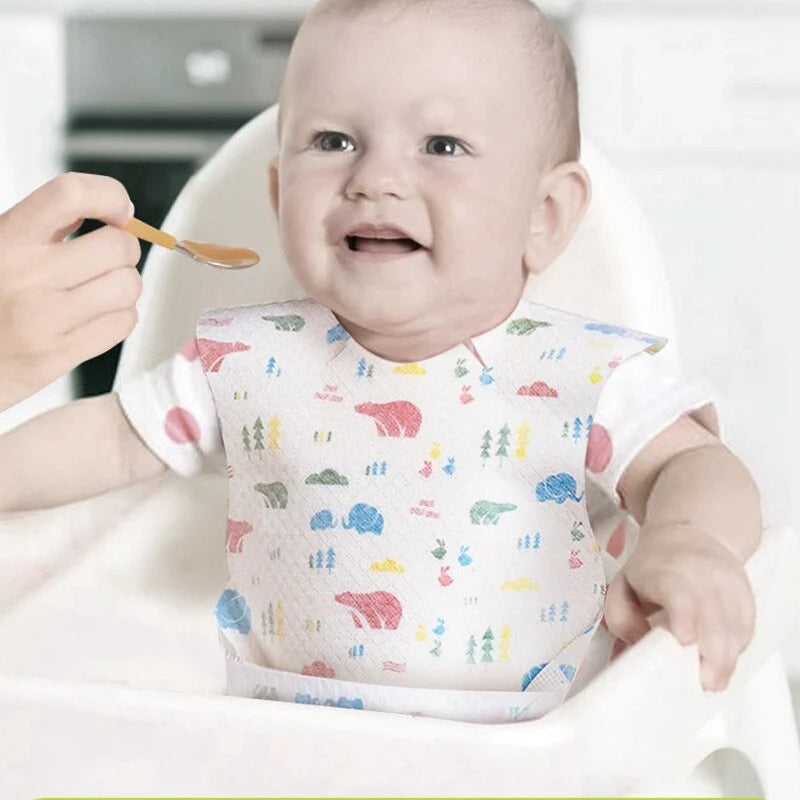 Baby Disposable Bib Pack Of 20