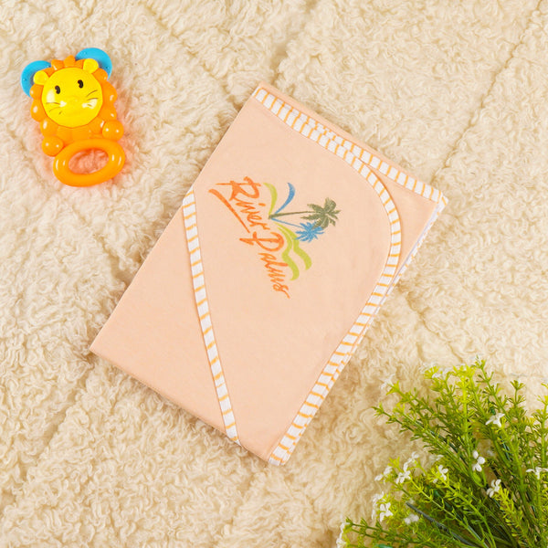 Baby Wrapping Sheet Blue Peach