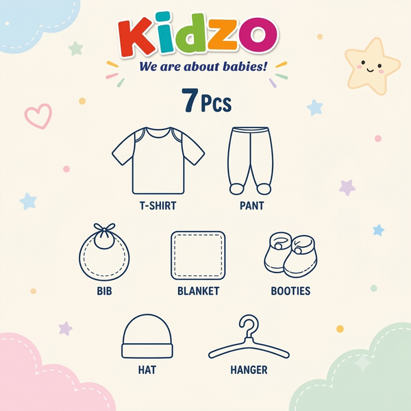 KIDDLE 7 PCS STARTER SET SOFT COTTON STUFF