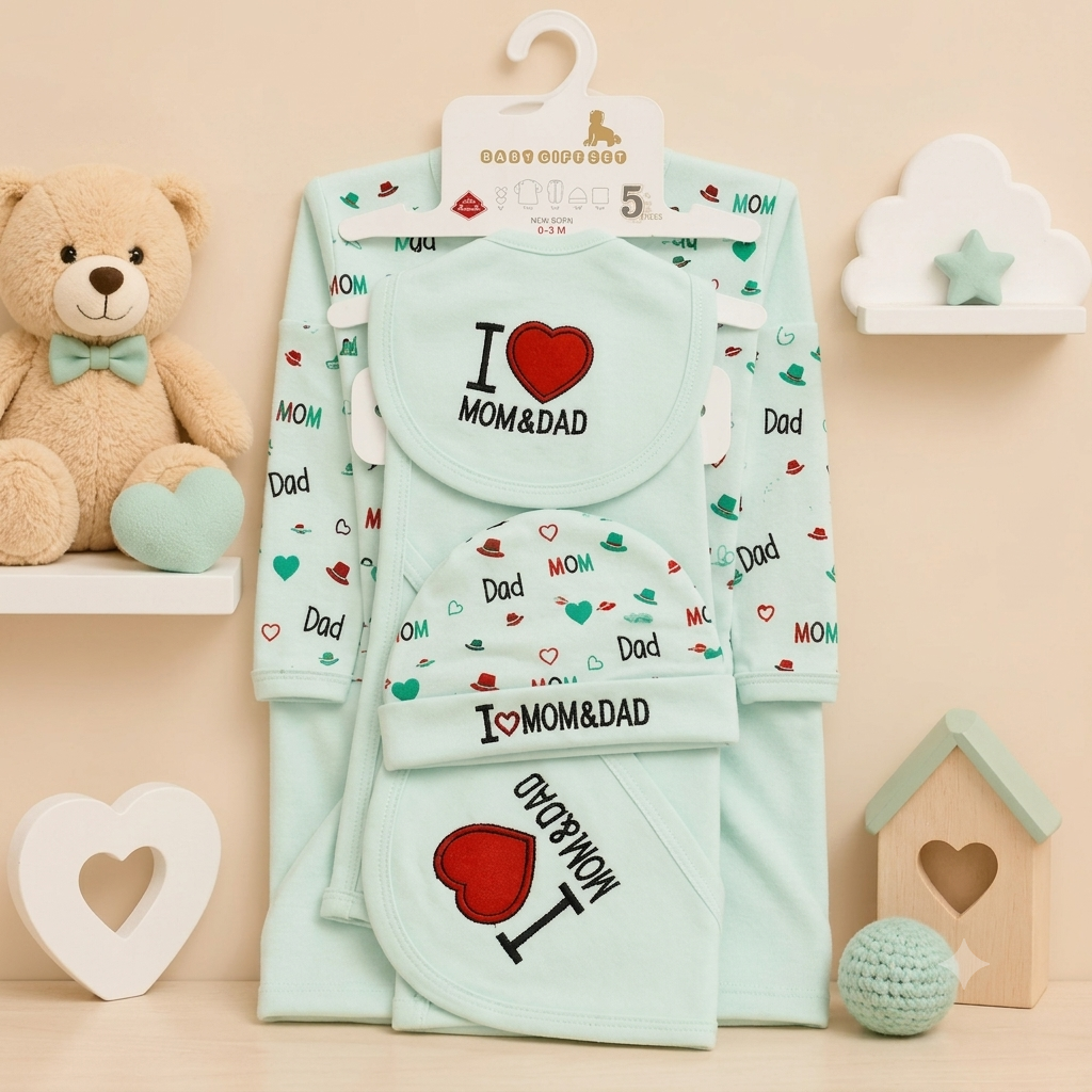 SOHNI MOHNI 5 PCS STARTER SET SOFT COTTON STUFF