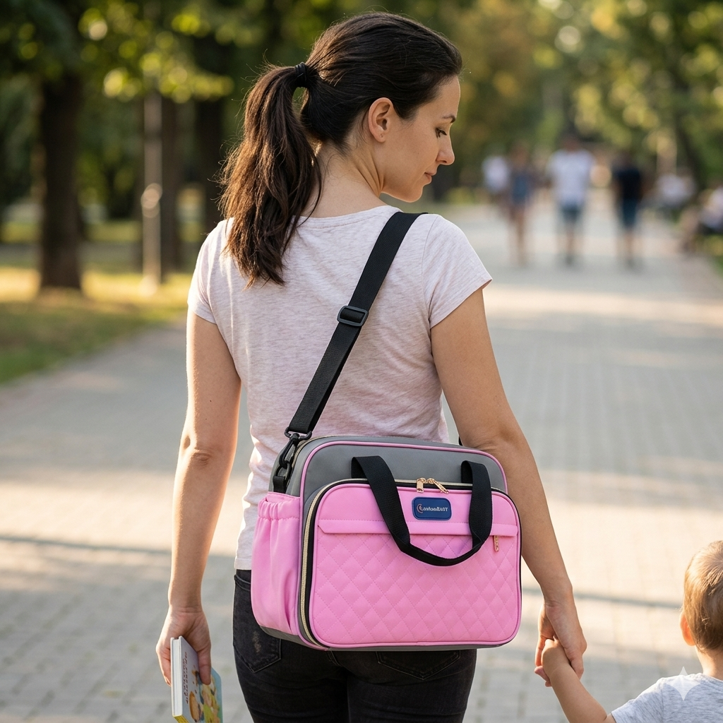 Baby Diaper Bag Pink Sunshine