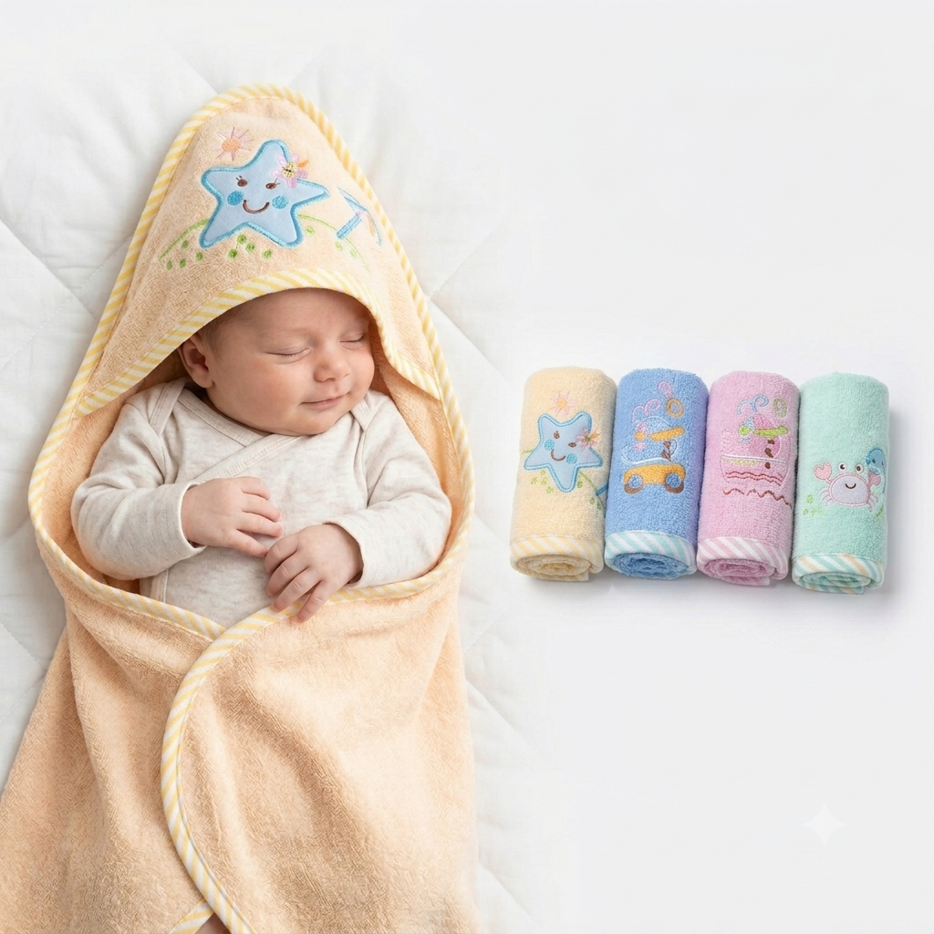 Baby Bath Towel Set