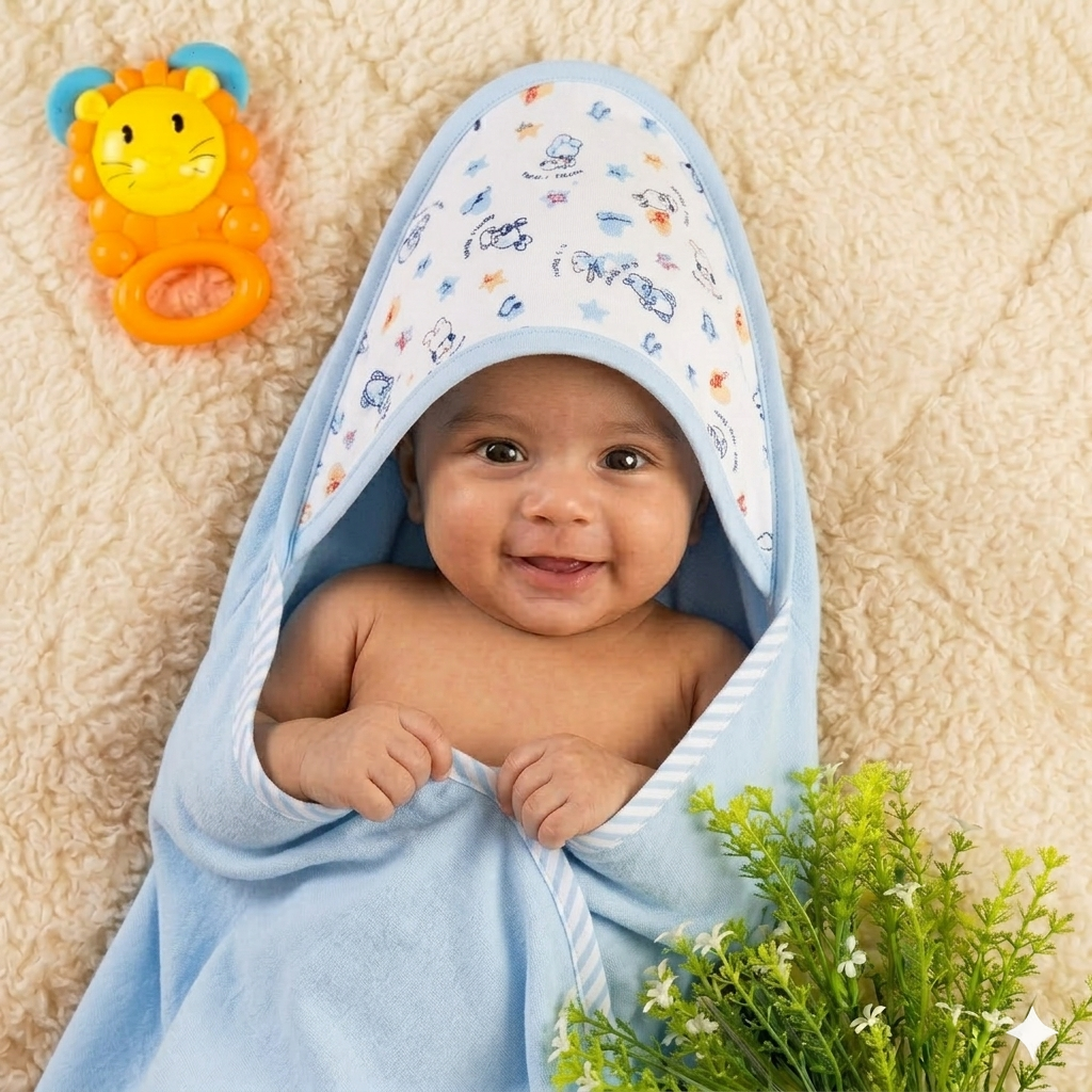 Baby Wrapping Sheet Blue