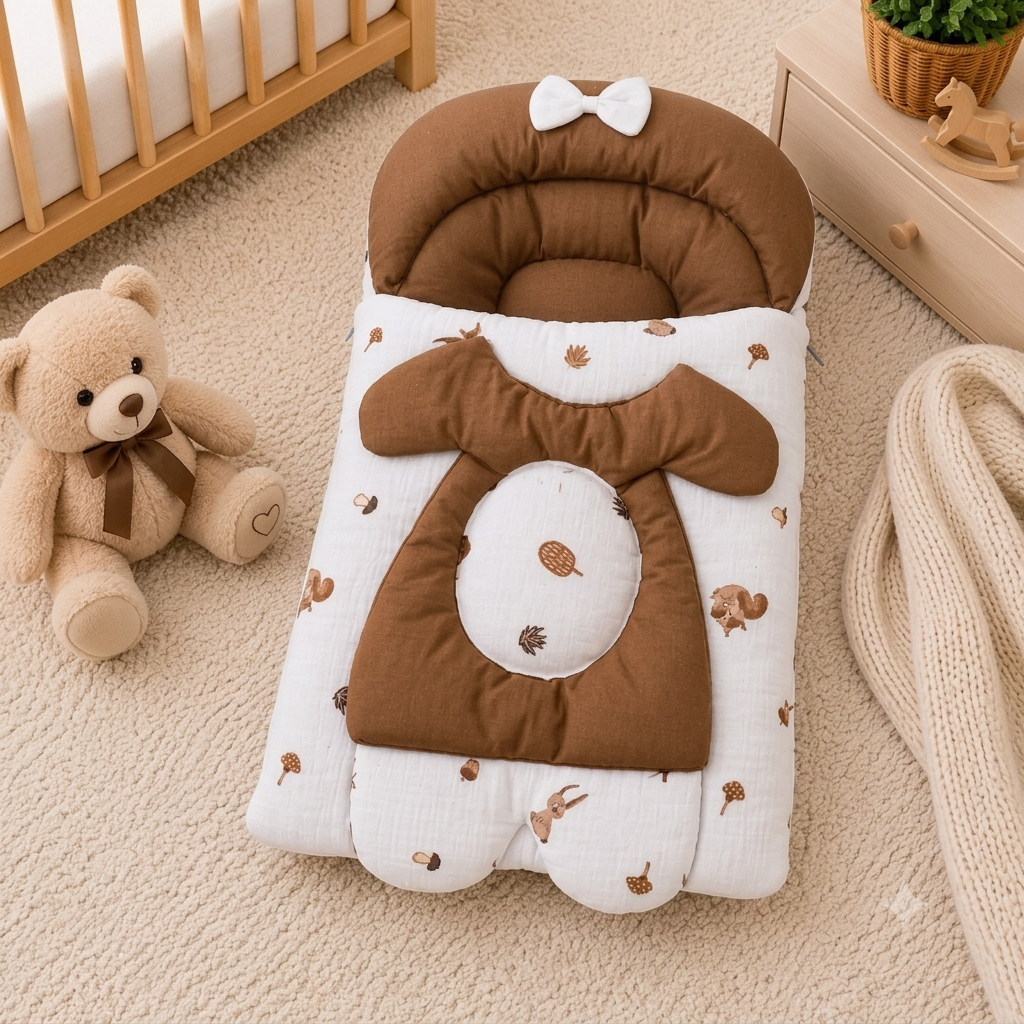 KIDZO BABY CARRY NEST MUSLIN COTTON STUFF