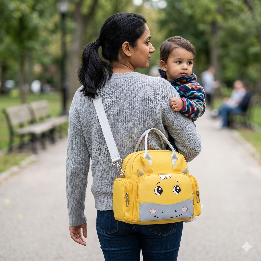 Baby Character Style Diaper Bag