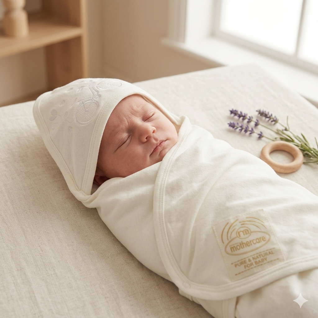 Premium Baby Wrapping Sheet – Soft, Cozy & Gentle Swaddle Blanket