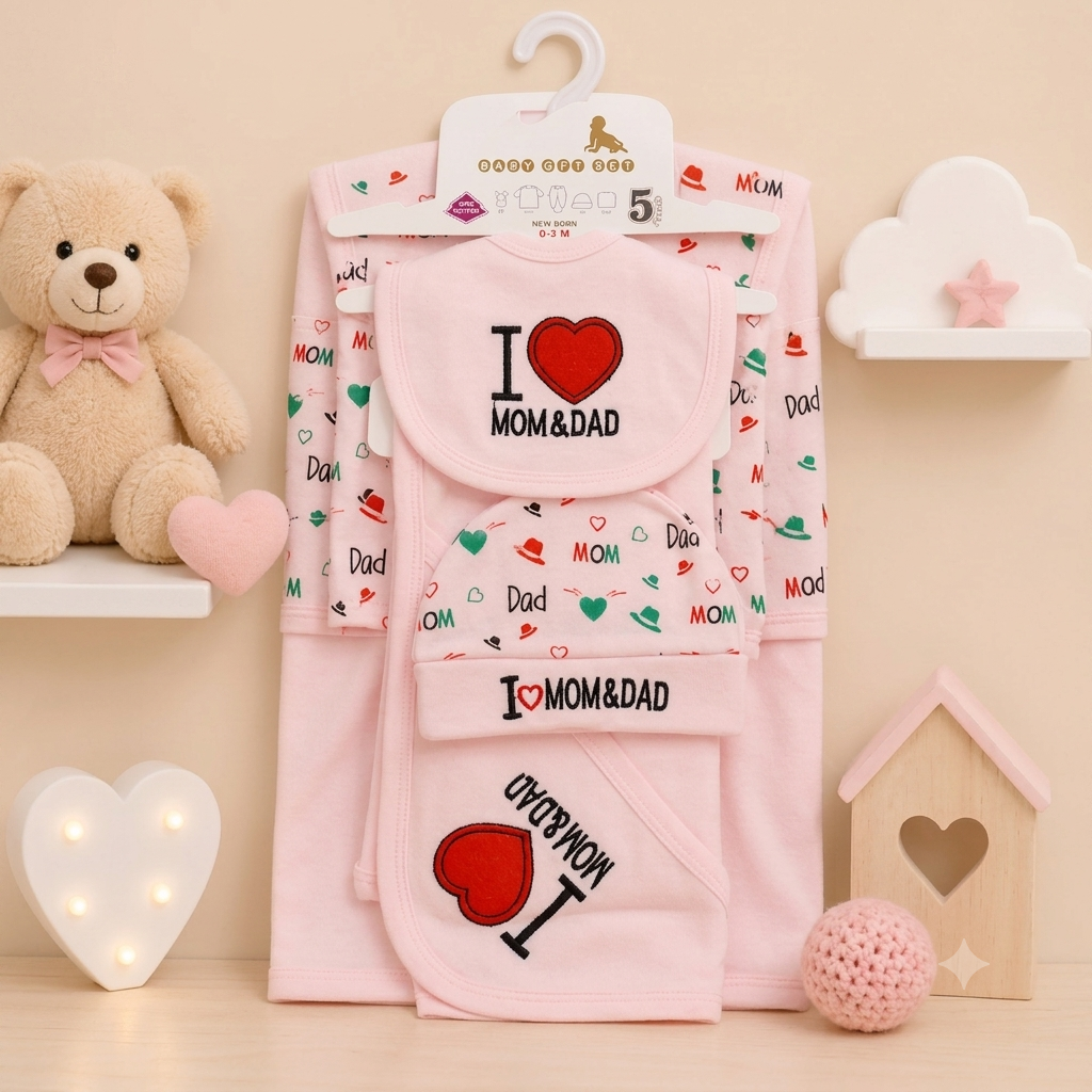 SOHNI MOHNI 5 PCS STARTER SET SOFT COTTON STUFF