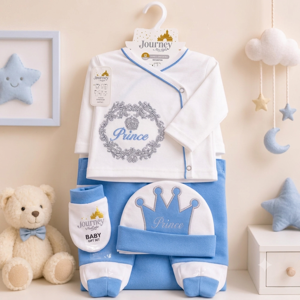 JOURNEY 8 PCS STARTER SET PRINCE SOFT COTTON STUFF