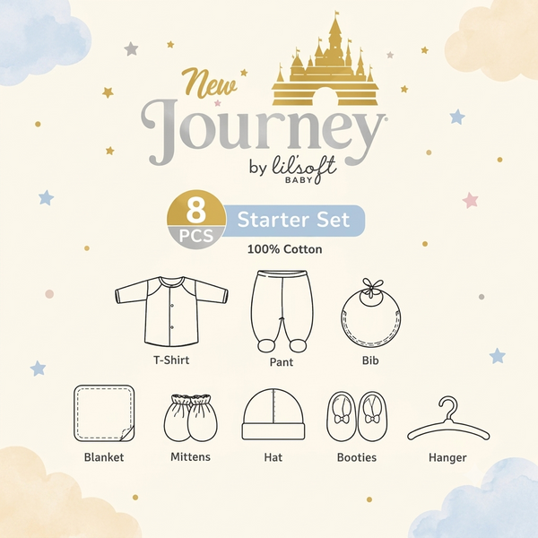 JOURNEY 8 PCS STARTER SET PRINCE SOFT COTTON STUFF