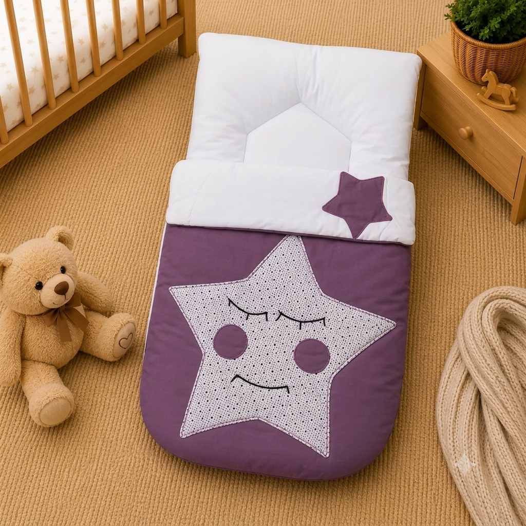 BABY CARRY NEST STAR DESIGN COTTON STUFF