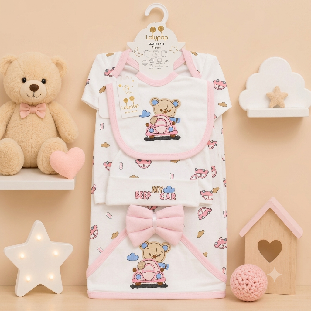 LOLLY POP 11 PCS STARTER SET SOFT COTTON STUFF