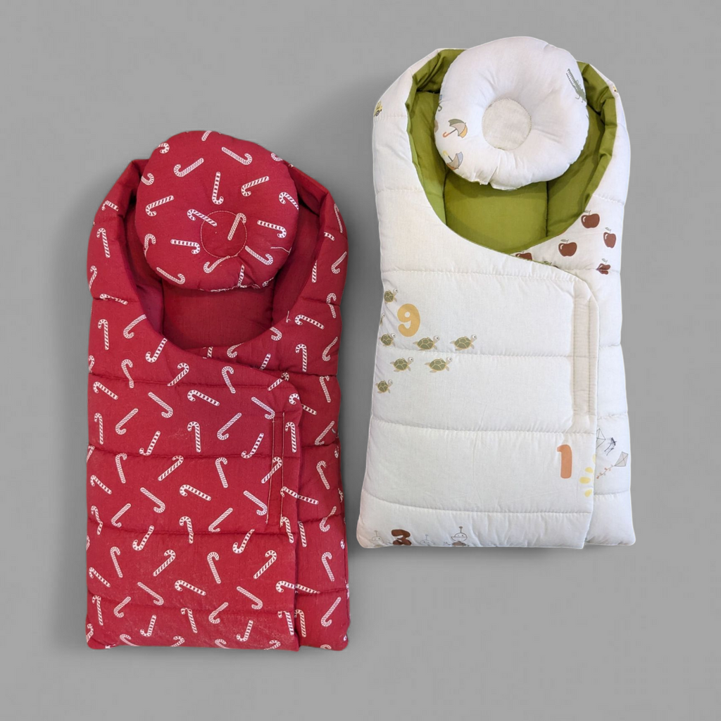 Kidzo Baby Cotton  Carry Nest With Side Magic