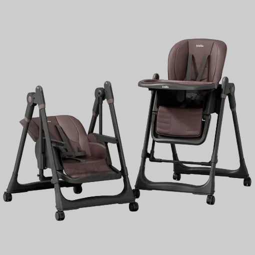 Kidilo Baby High Chair with Swing 8166   Coffee – Lightweight & Comfortable Baby High Chair in Pakistan (Copy)