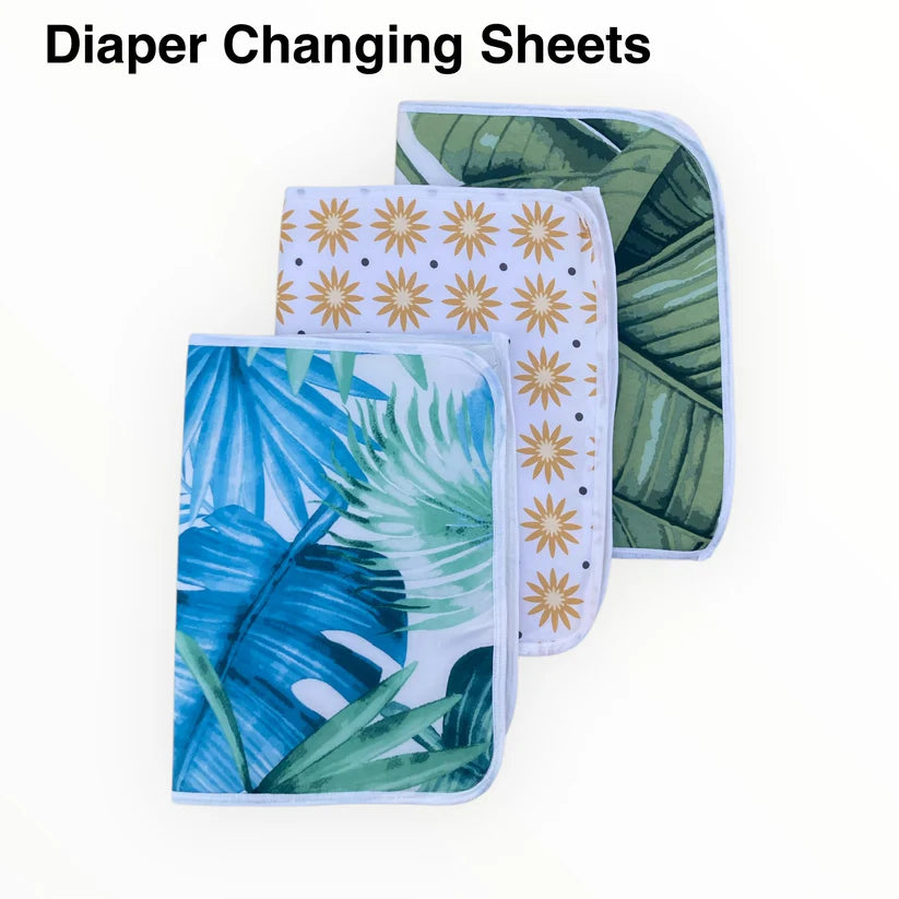 Pack Of 3 Baby Diaper Changing Sheet ( 23 x 15 Inches Medium Size )