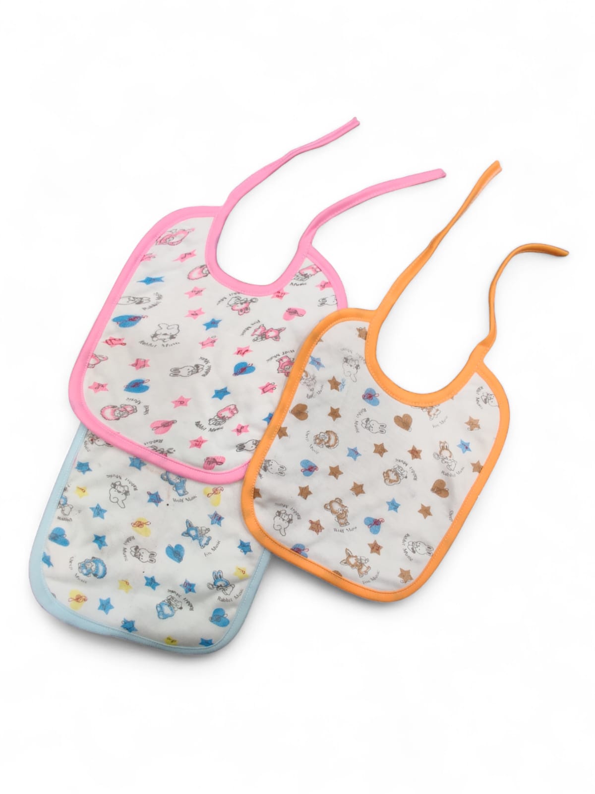 Pack of 3 Baby Bib Set Large Size
