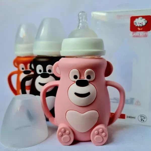Baby Glass Feeder 8 Oz 240 ml