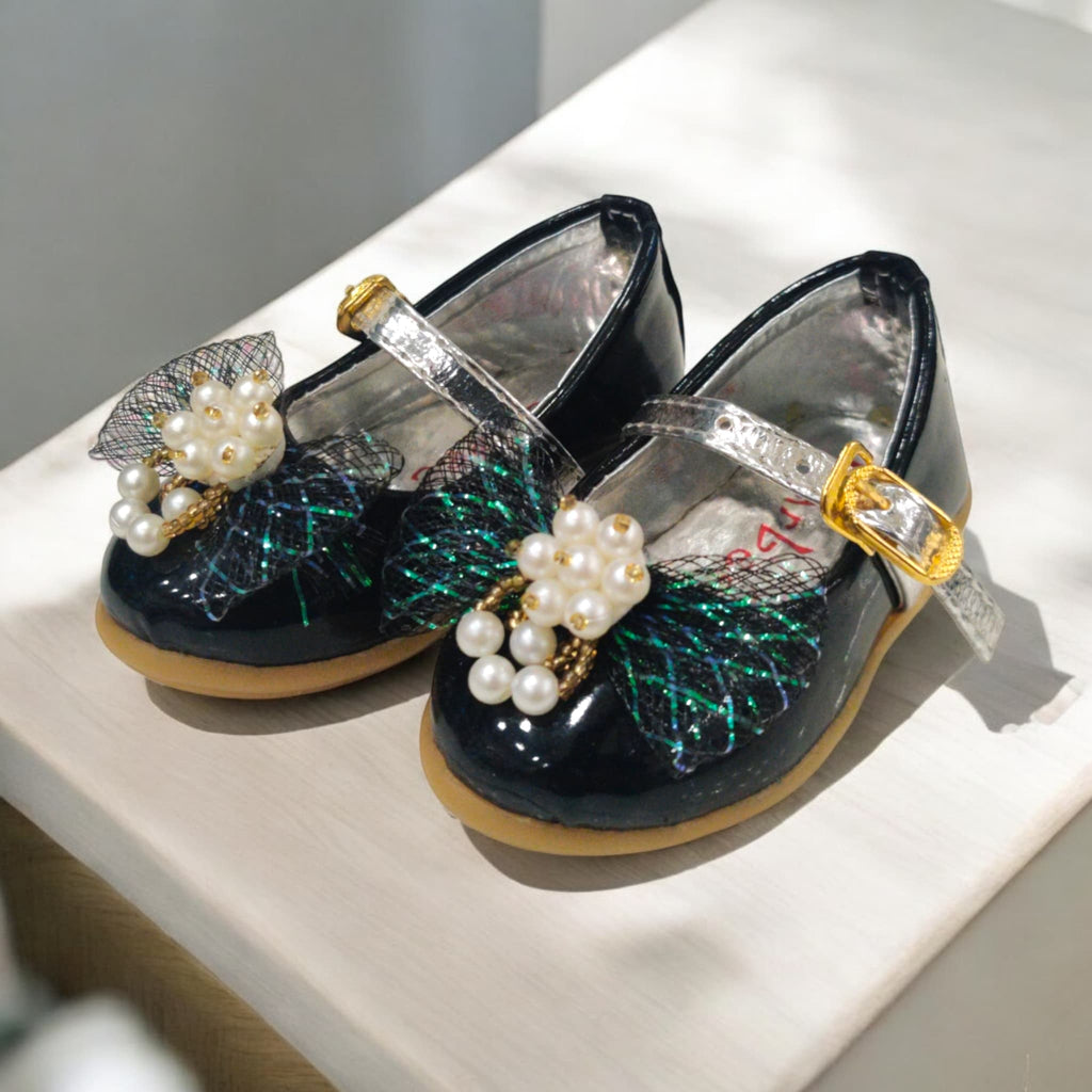 Baby Girl Fancy Shoes Black