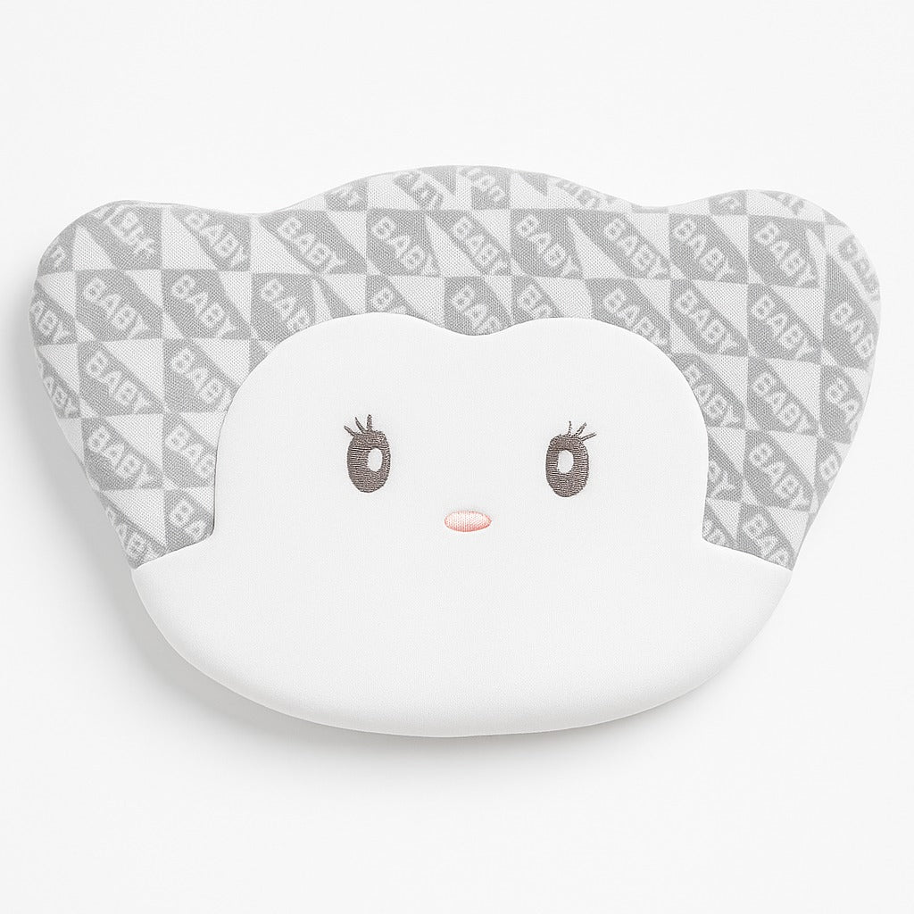 Baby Cartoon Pillow – Soft Head Shaping Pillow for Newborns (Multiple Colors)