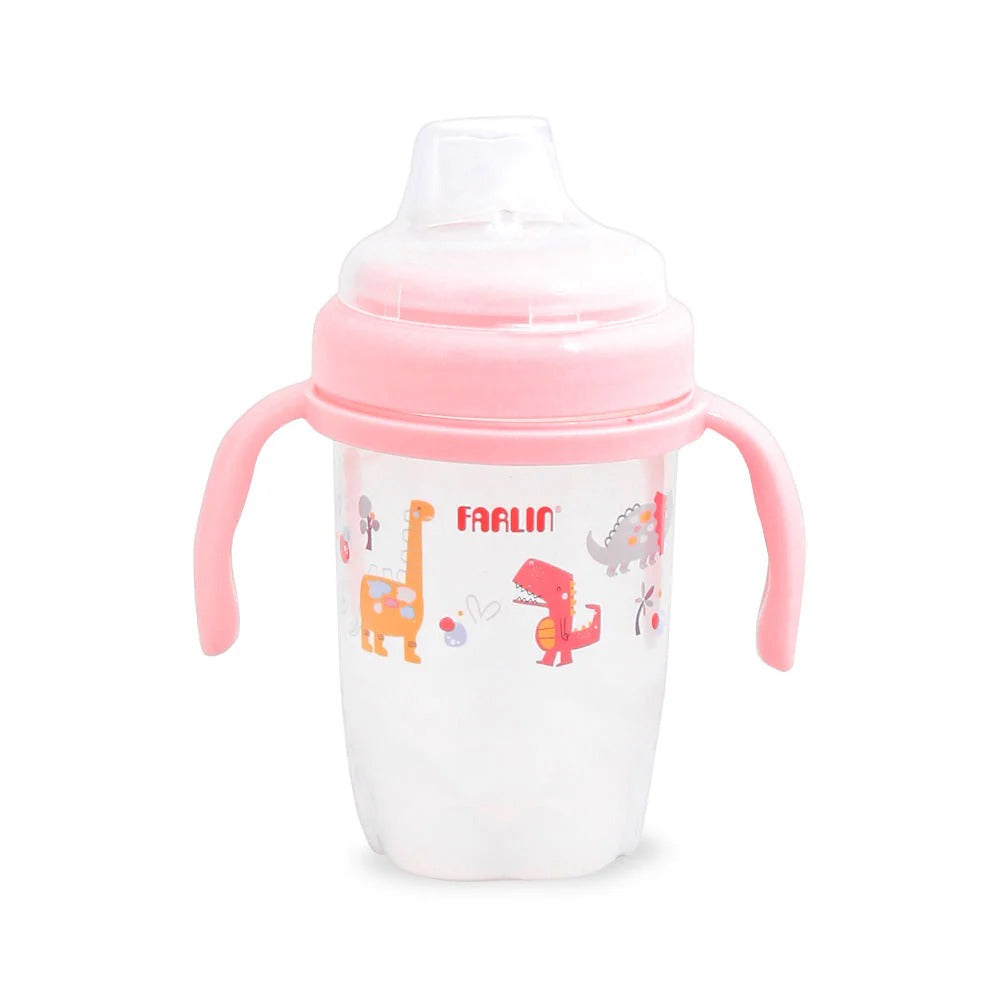AET-012-B DRINKING CUP STEP 2-SPOUT 240ML-PINK