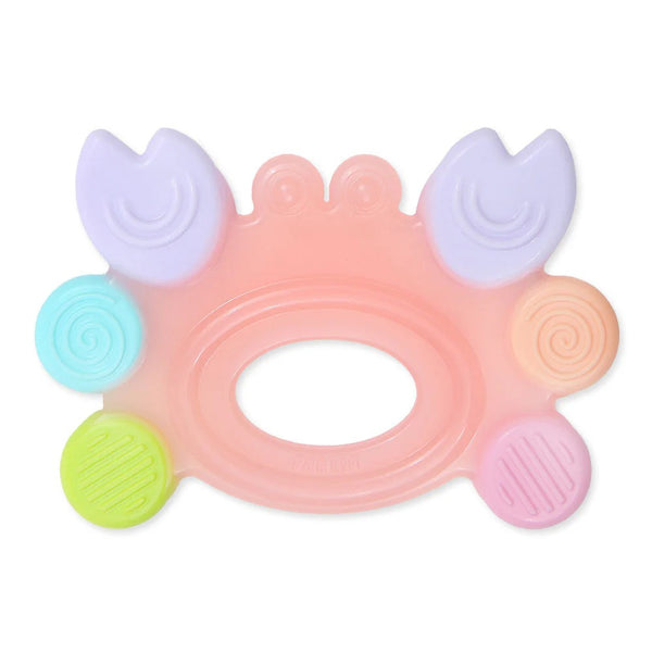 BB-20008 FARLIN SILICONE GUM SOOTHER - PEACH CRAB