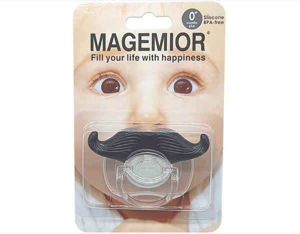 SILICONE FUNNY NIPPLE PACIFIER - BABY SOOTHER & BEARD PACIFIER