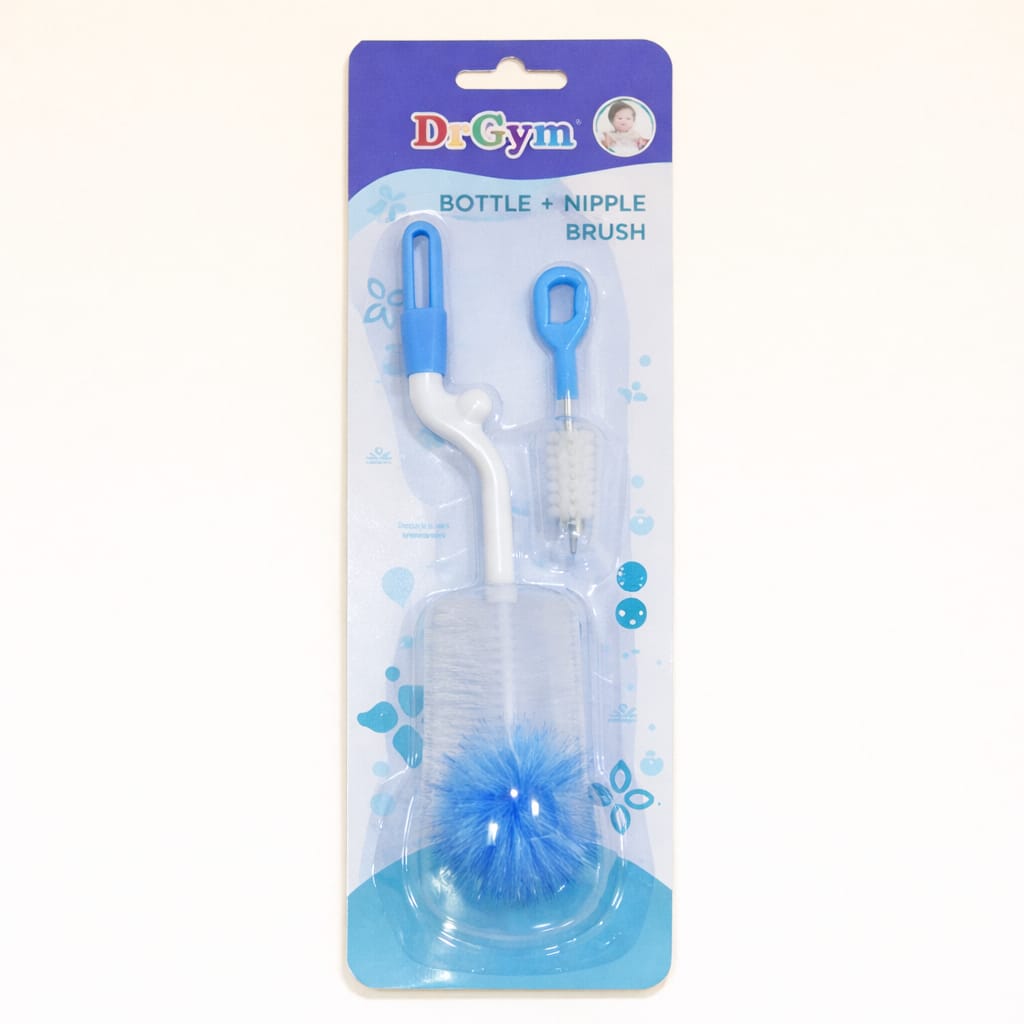 Baby 2In1 Bottle & Nipple Cleaning Brush - Sunshine