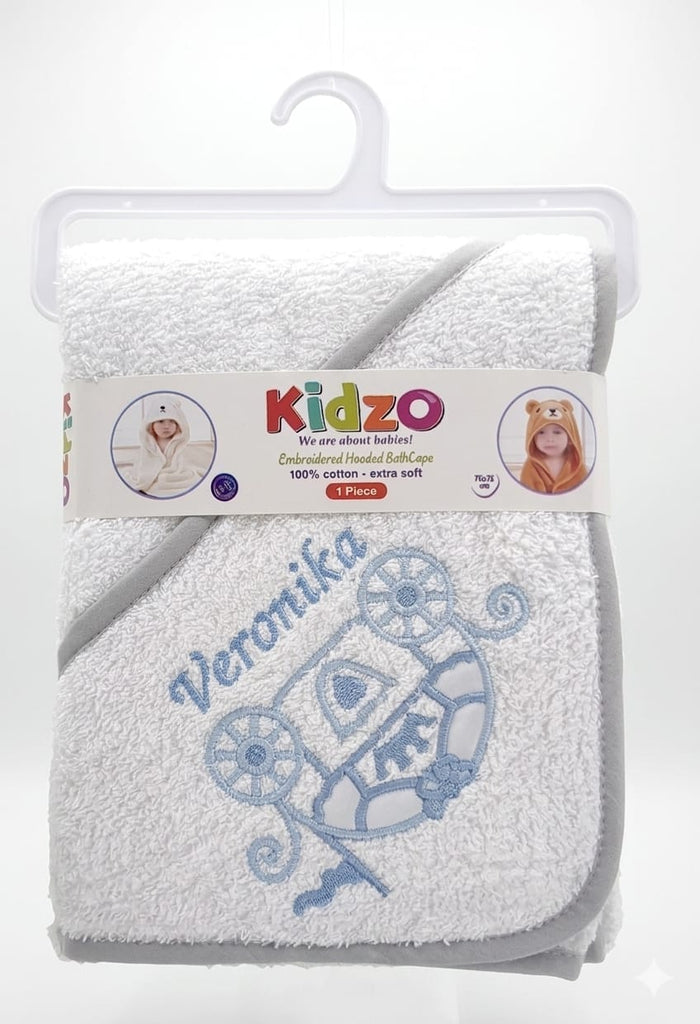Premium Soft Cotton Hooded Bath Cape for Babies | Gentle & Absorbent