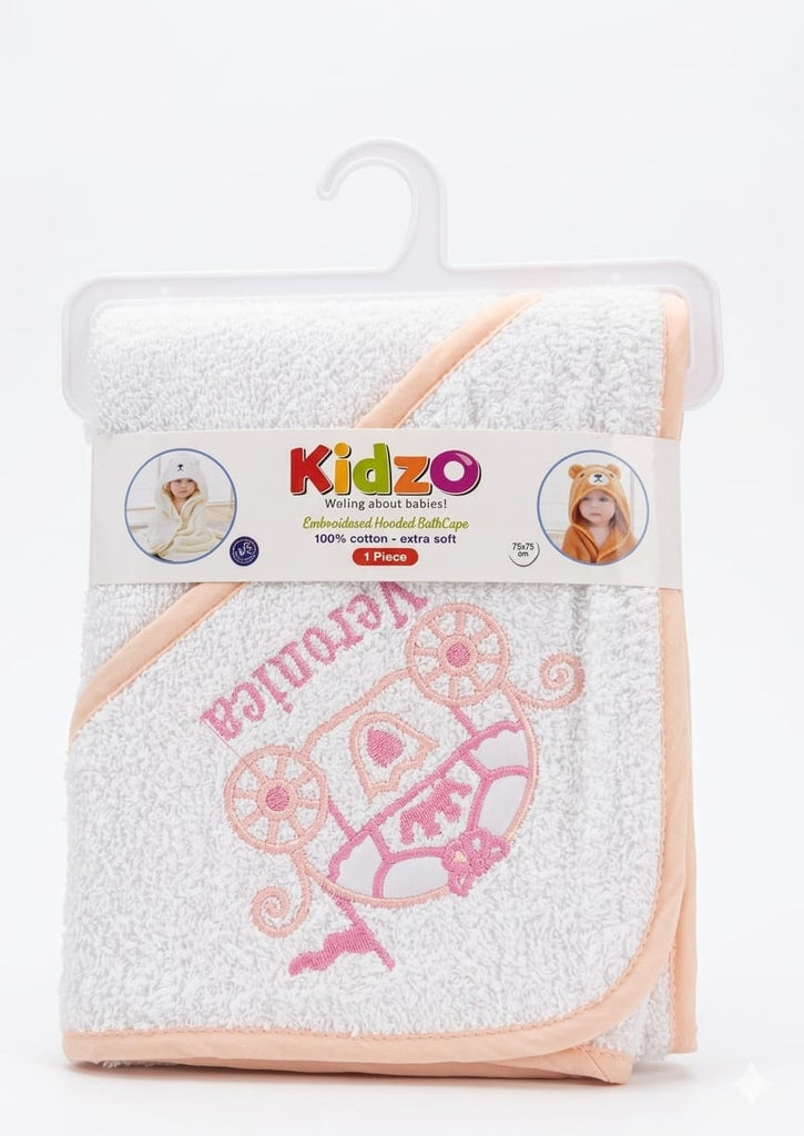Premium Soft Cotton Hooded Bath Cape for Babies | Gentle & Absorbent