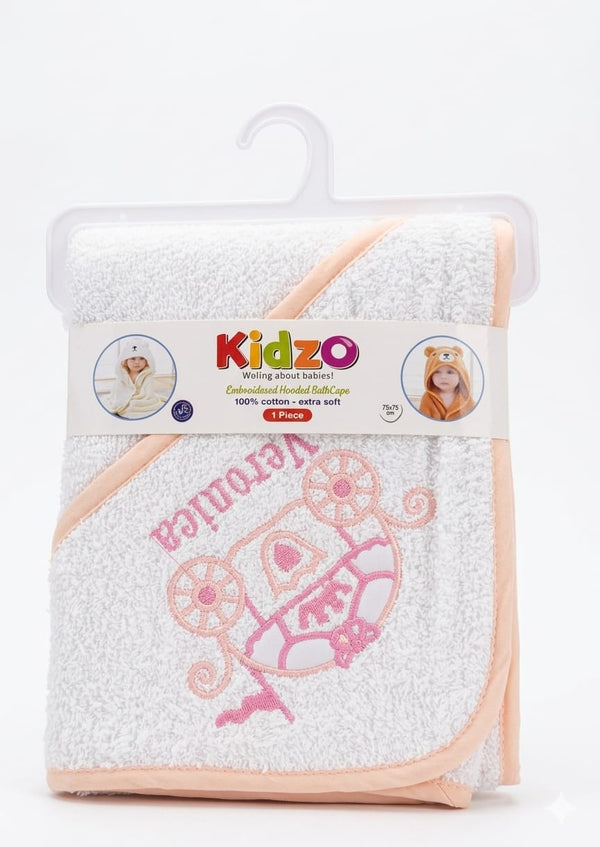 Premium Soft Cotton Hooded Bath Cape for Babies | Gentle & Absorbent