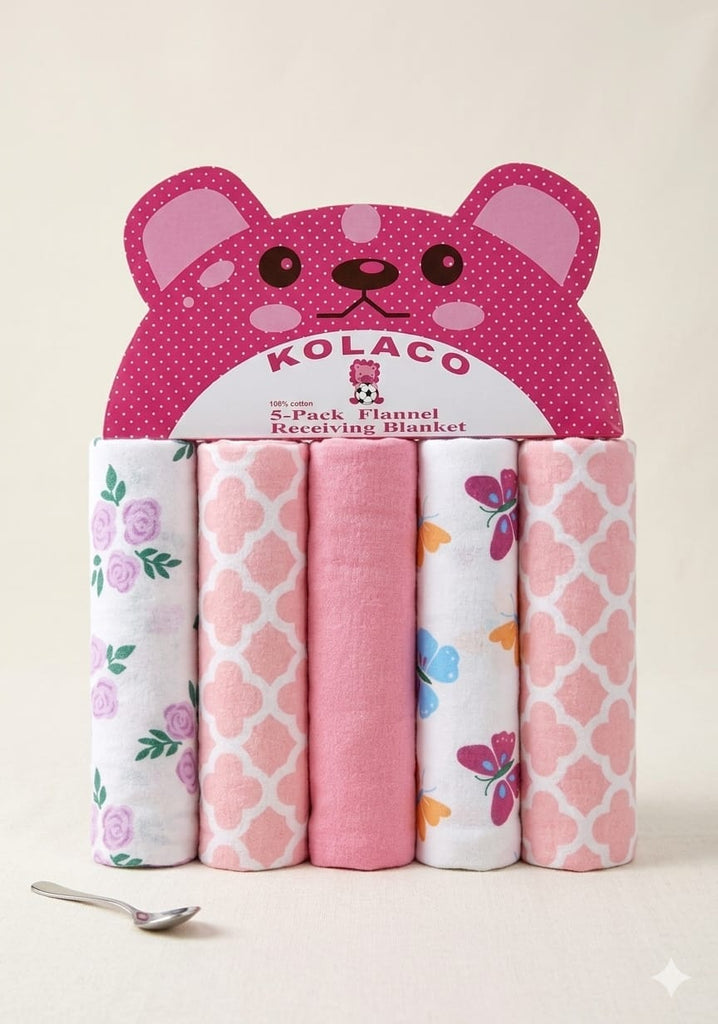 Premium Flannel Baby Swaddle Wrap | Gentle & Warm Nursery Essential