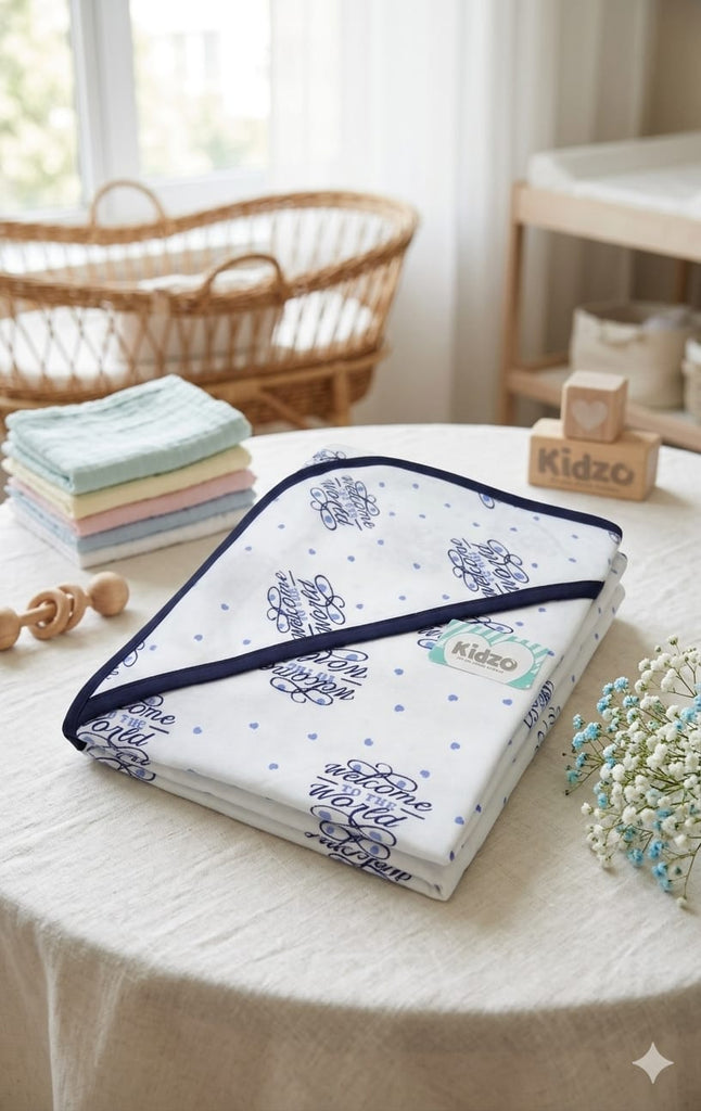 Essential Newborn Wrapping Sheet | Breathable Cotton Baby Swaddle