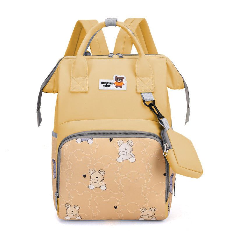 Baby Diaper Bag (Waterproof) Bear Yellow - Sunshine