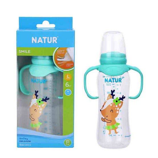 NATUR FEEDING BOTTLE 8 0Z 240 ML