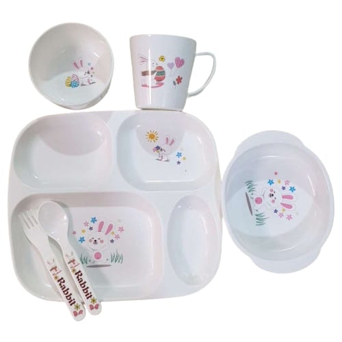 6 Pieces Baby Feeding Set