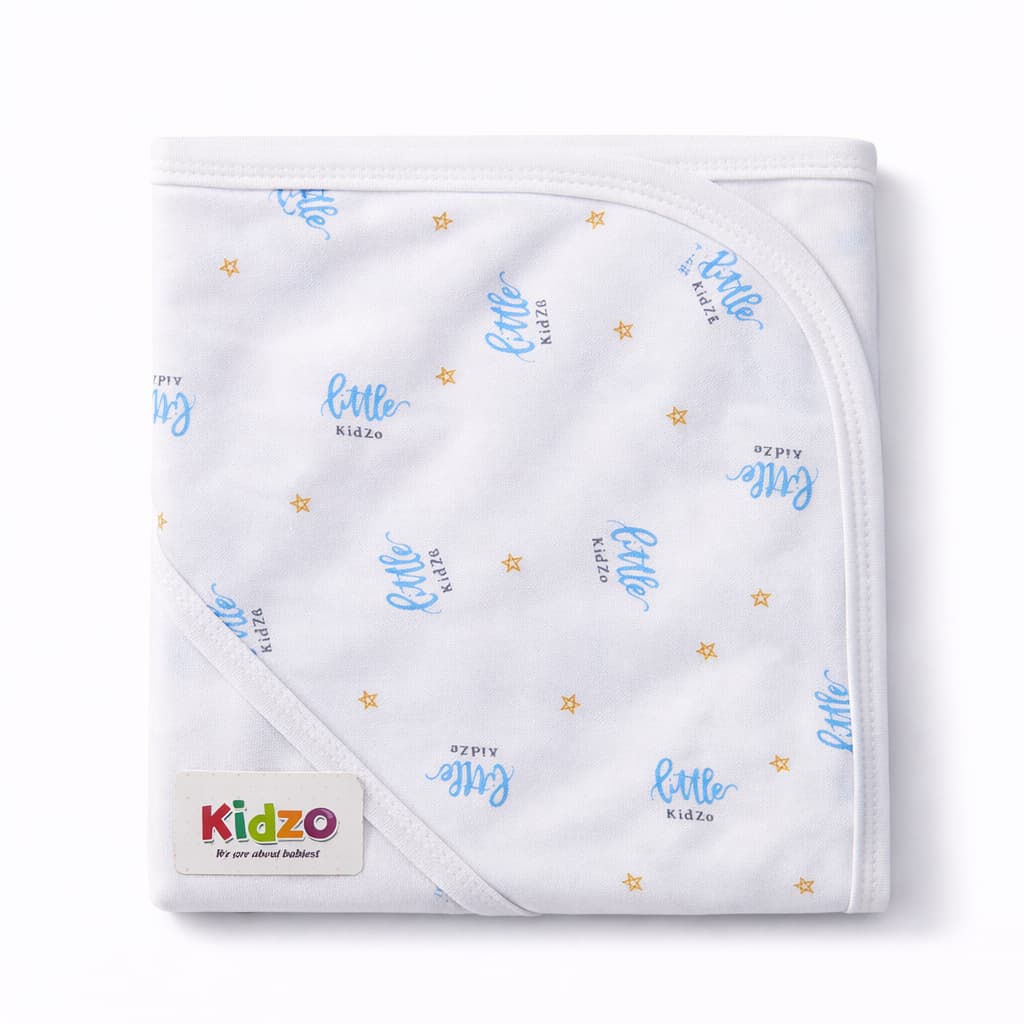 Kidzo Baby Wrapping Sheet – Soft Cotton Newborn Swaddle Blanket
