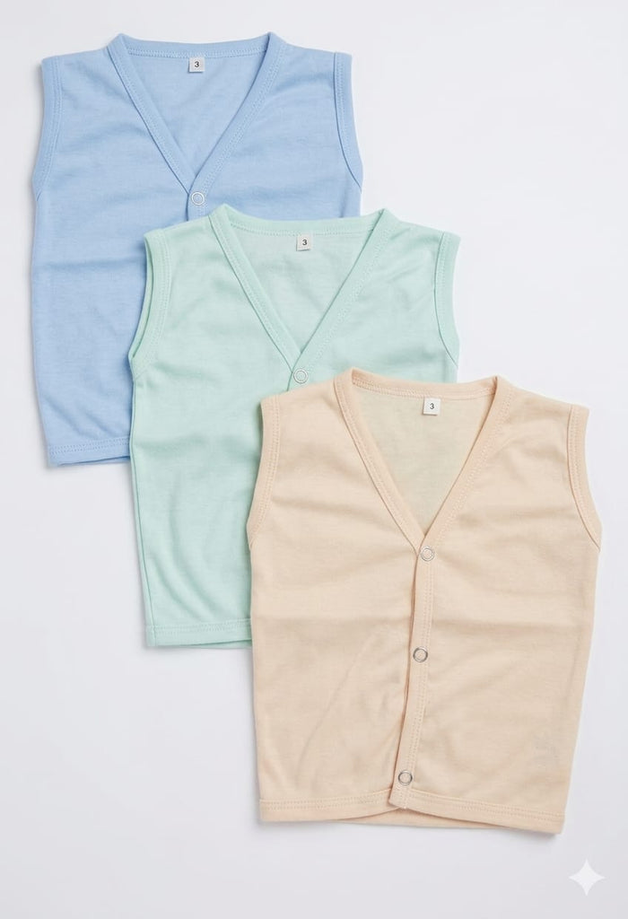 Pack Of 3 Baby Vest ( 0 to 9 months )
