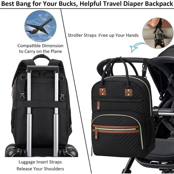 Baby Diaper Bag Black