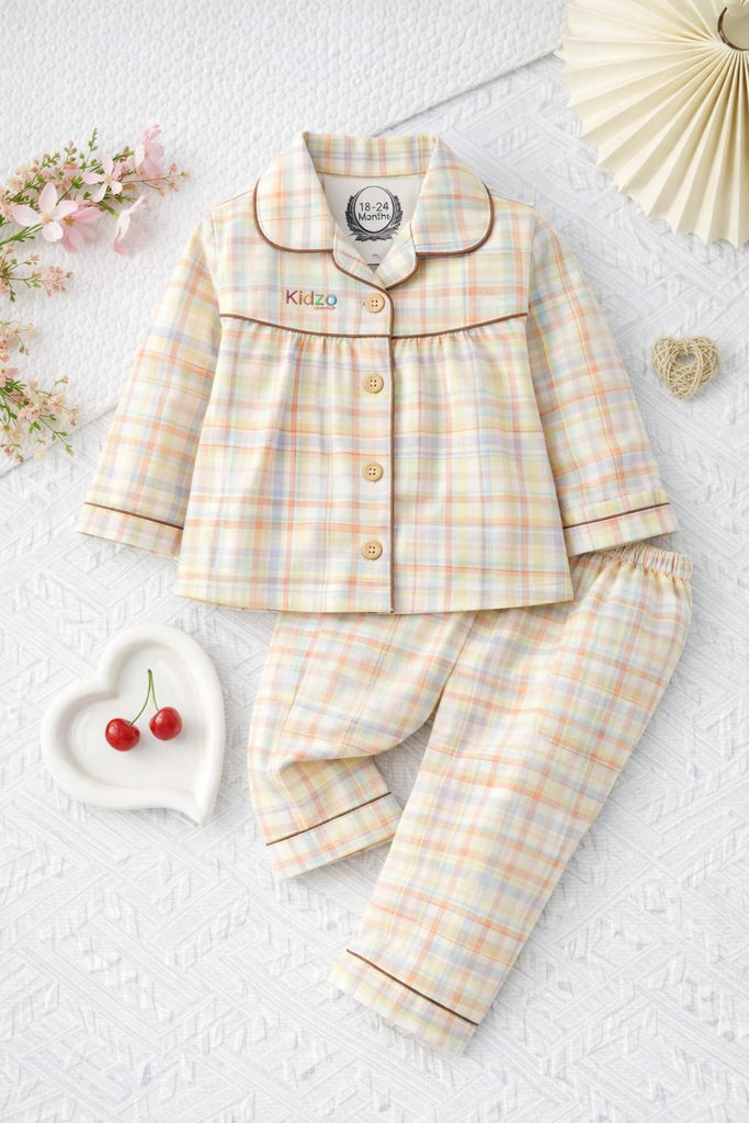 Baby Girl Night Suits Cotton ( 3 to 24 Months Sizes )
