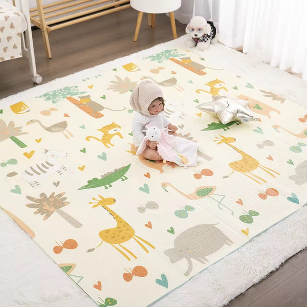 Foldable Kids Play Mat Waterproof Medium 70 × 36 inches