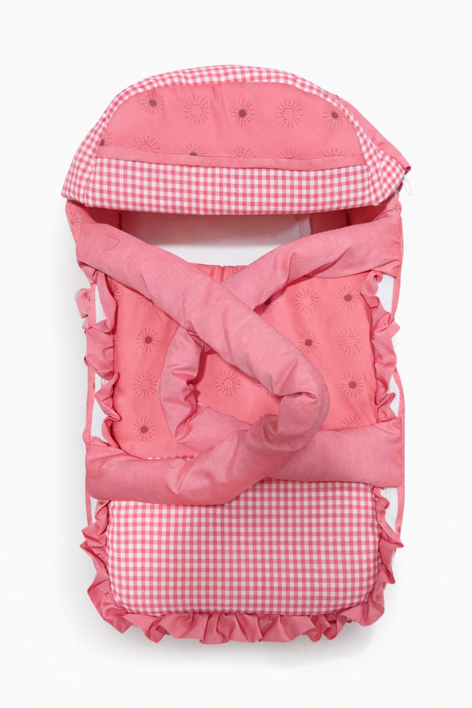 Baby Fancy Carry Crib With Hooded Removal Option