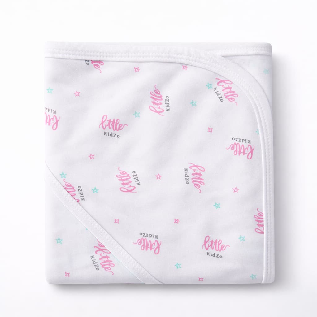 Kidzo Baby Wrapping Sheet – Soft Cotton Newborn Swaddle Blanket