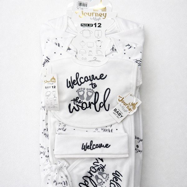 Journey Baby 12 Pcs Starter Set – Welcome to the World |