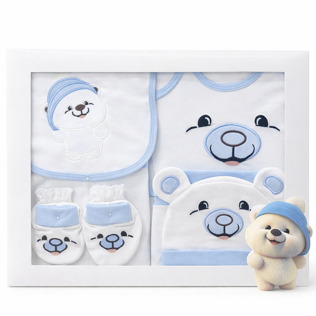 Journey Baby 10 Pcs Gift Set Soft Cotton | Newborn Baby Essentials