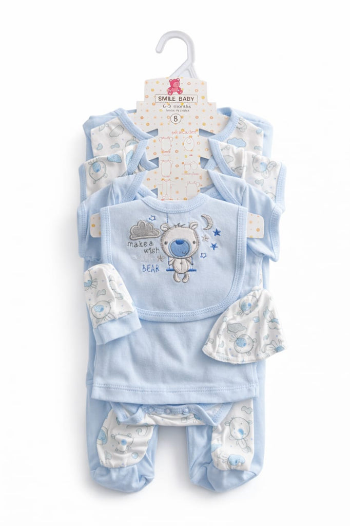 Newborn Baby 8 Pcs Starter Set Imported