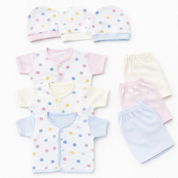 Pack Of 9 Clothing Set ( 0 to 3 months )