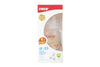 WIDE NECK GLASS FEEDER CRYSTAL CLEAR 120 ML