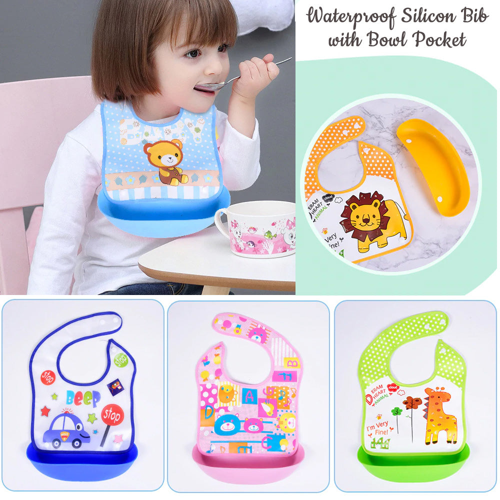 Waterproof Silicone Baby Bibs